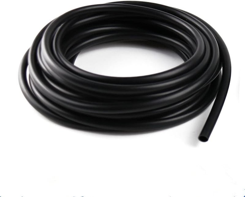 AotoKoop 1/8 Silicone Vacuum Tubing hose Line 10 FT 130 PSI Maximum Pressure Black (3mm ID) - Image 1